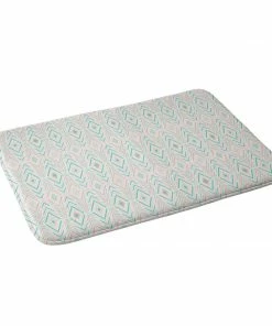 DYD BOHEMIAN DIAMONDS MINT MEMORY FOAM BATH MAT