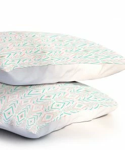 DYD BOHEMIAN DIAMONDS MINT PILLOW SHAMS