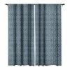 DYD BOHEMIAN DIAMONDS NAVY WINDOW CURTAINS WALL DECOR