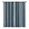 DYD WALL DECOR BOHEMIAN DIAMONDS NAVY WINDOW CURTAINS