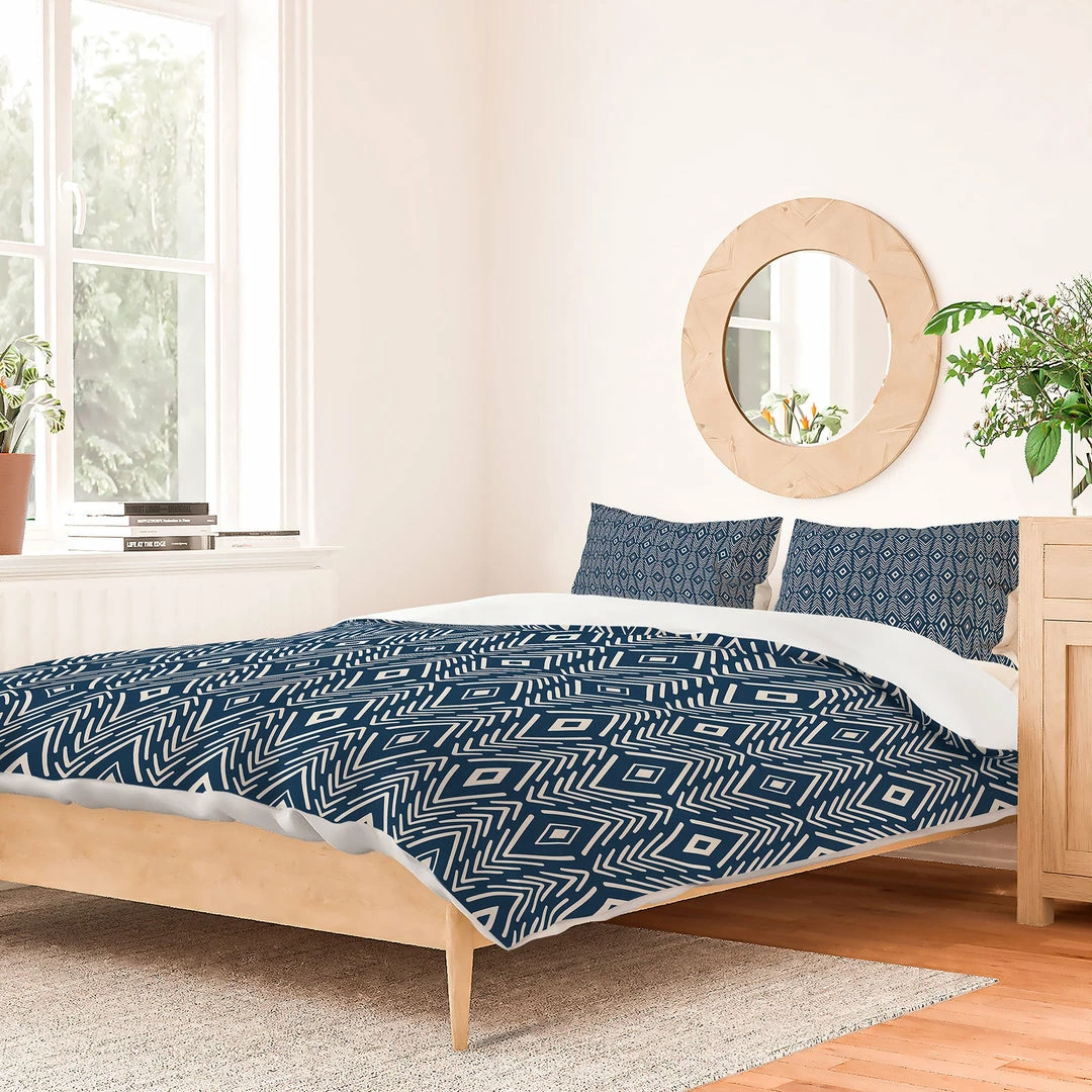 DYD BOHEMIAN DIAMONDS NAVY DUVET / COMFORTER 21 DYD BOHEMIAN DIAMONDS NAVY DUVET / COMFORTER