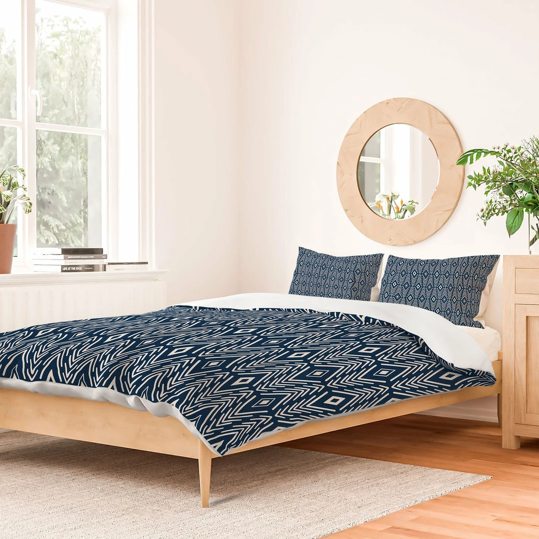 DYD BOHEMIAN DIAMONDS NAVY DUVET / COMFORTER 4 DYD BOHEMIAN DIAMONDS NAVY DUVET / COMFORTER
