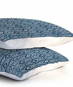 DYD BOHEMIAN DIAMONDS NAVY PILLOW SHAMS SKY & WATER
