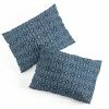 DYD BOHEMIAN DIAMONDS NAVY PILLOW SHAMS SKY & WATER