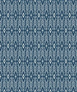 DYD BATH BOHEMIAN DIAMONDS NAVY SHOWER CURTAIN