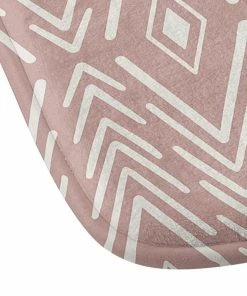 DYD BOHEMIAN DIAMONDS PEACH MEMORY FOAM BATH MAT