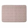 DYD BOHEMIAN DIAMONDS PEACH MEMORY FOAM BATH MAT