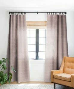 DYD BOHEMIAN DIAMONDS PEACH WINDOW CURTAINS