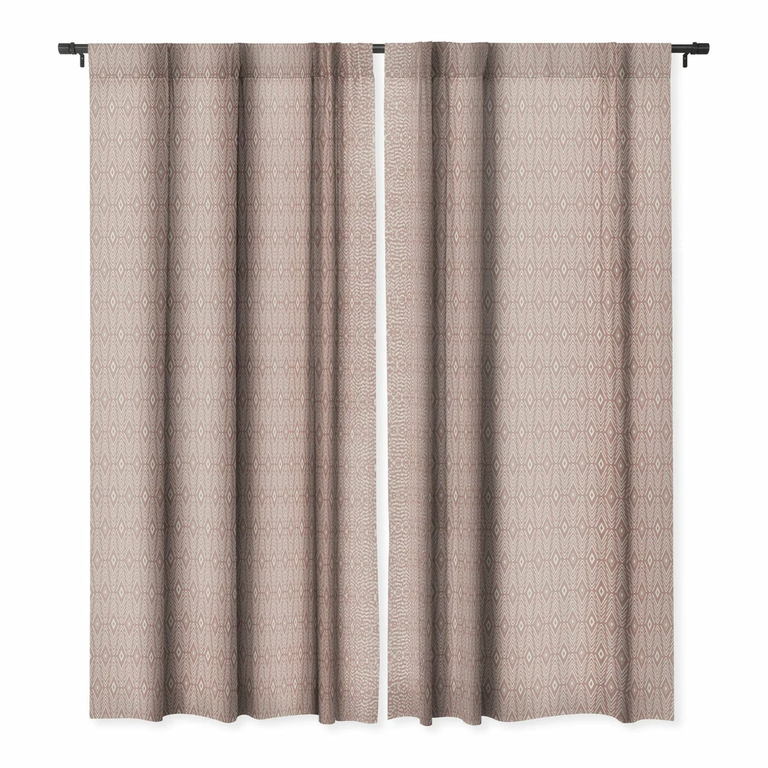 DYD BOHEMIAN DIAMONDS PEACH WINDOW CURTAINS 3 DYD BOHEMIAN DIAMONDS PEACH WINDOW CURTAINS