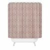 DYD BATH BOHEMIAN DIAMONDS PEACH SHOWER CURTAIN