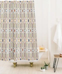 DYD BATH BOHEMIAN DIAMONDS SHOWER CURTAIN