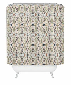 DYD BATH BOHEMIAN DIAMONDS SHOWER CURTAIN
