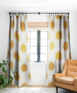 DYD SUMMER DESERT SUN WINDOW CURTAINS WALL DECOR
