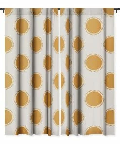 DYD SUMMER DESERT SUN WINDOW CURTAINS WALL DECOR