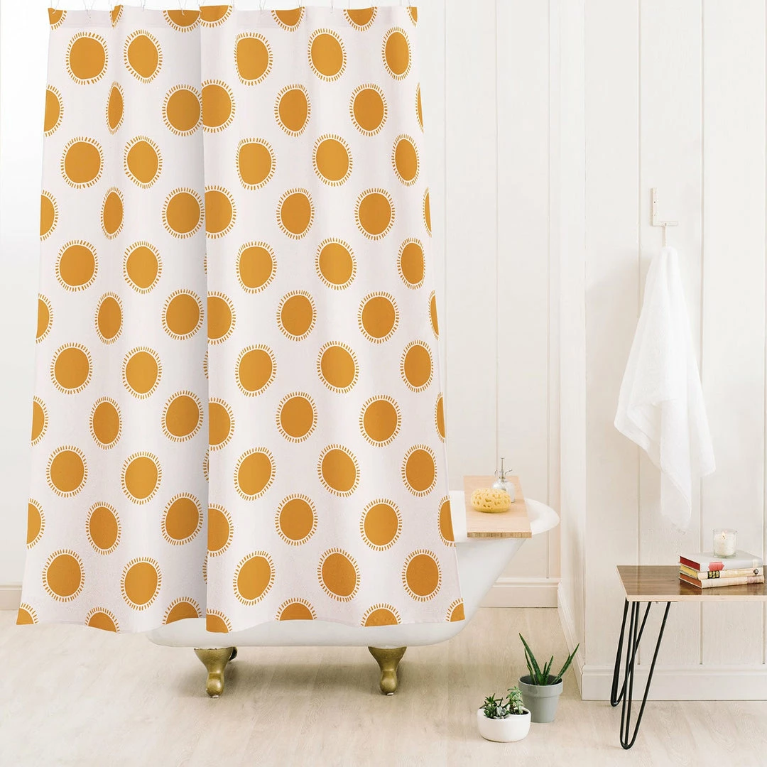 DYD SUMMER DESERT SUN SHOWER CURTAIN BATH 4 DYD SUMMER DESERT SUN SHOWER CURTAIN BATH