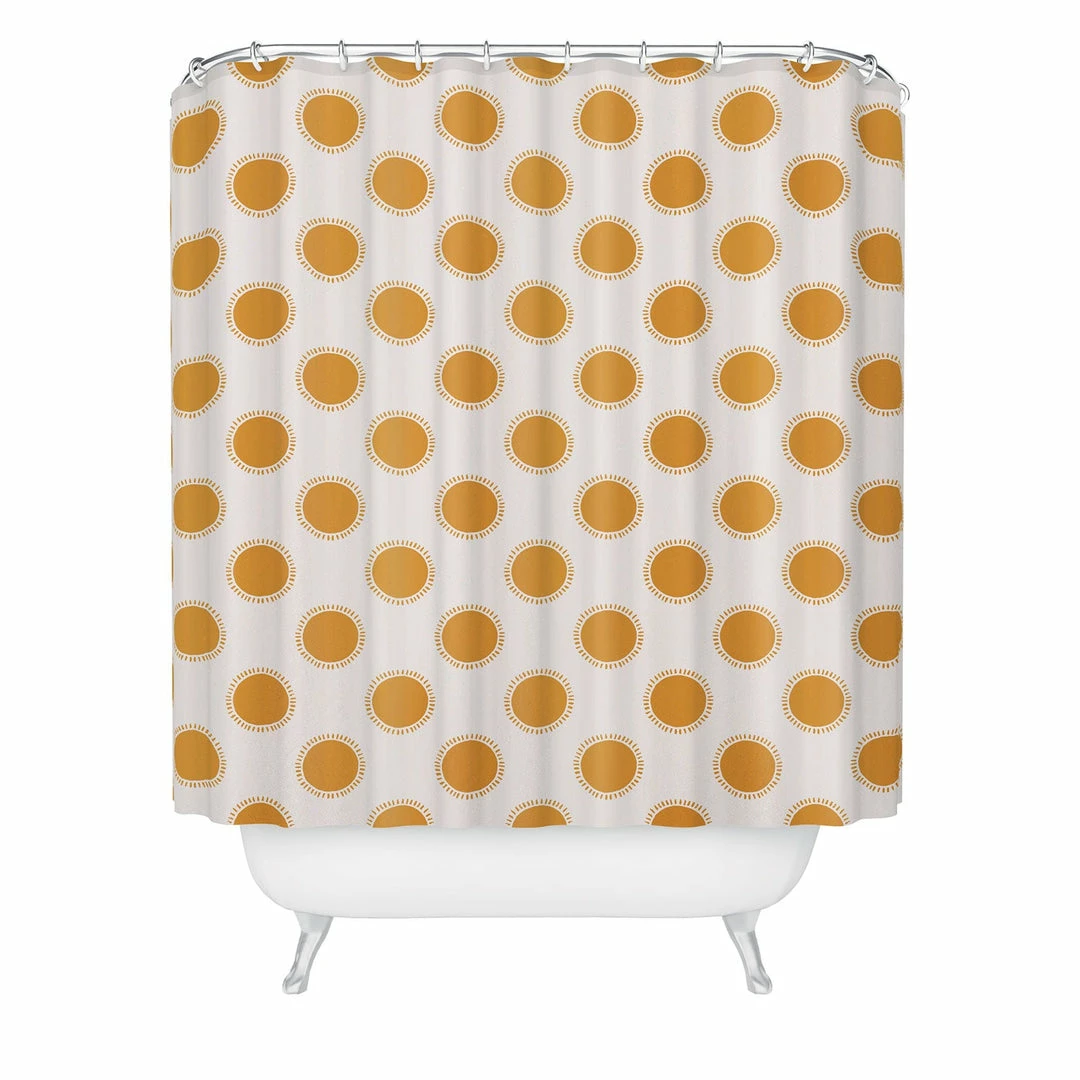 DYD SUMMER DESERT SUN SHOWER CURTAIN BATH 3 DYD SUMMER DESERT SUN SHOWER CURTAIN BATH