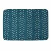 DYD MUD CLOTH BIG ARROWS IN TEAL MEMORY FOAM BATH MAT 1 DYD MUD CLOTH BIG ARROWS IN TEAL MEMORY FOAM BATH MAT
