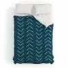 DYD MUD CLOTH BIG ARROWS IN TEAL DUVET / COMFORTER 1 DYD MUD CLOTH BIG ARROWS IN TEAL DUVET / COMFORTER