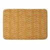 DYD MUD CLOTH BIG ARROWS IN YELLOW MEMORY FOAM BATH MAT