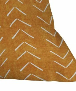DYD COZY UP MUD CLOTH BIG ARROWS IN YELLOW