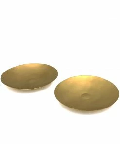 CL BRASS SMALL SERVING PLATES