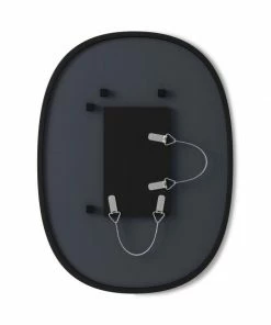 UMD BLACK HUB OVAL MIRROR 17 UMD BLACK HUB OVAL MIRROR