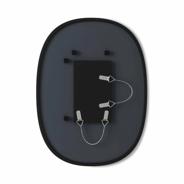 UMD BLACK HUB OVAL MIRROR 8 UMD BLACK HUB OVAL MIRROR