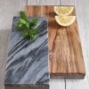 BH MARBLE & MANGO SERVING BOARDS ENTERTAINING
