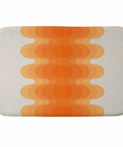 DYD ECHOES CREAMSICLE MEMORY FOAM BATH MAT