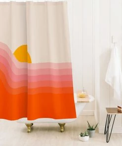 DYD STRAWBERRY DIPPER SHOWER CURTAIN BATH