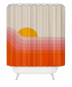 DYD STRAWBERRY DIPPER SHOWER CURTAIN BATH