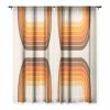 DYD WALL DECOR TAN TUNNEL WINDOW CURTAINS