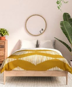 DYD ACOUSTIC WAVE MUSTARD DUVET / COMFORTER NEWEST 38 DYD ACOUSTIC WAVE MUSTARD DUVET / COMFORTER NEWEST