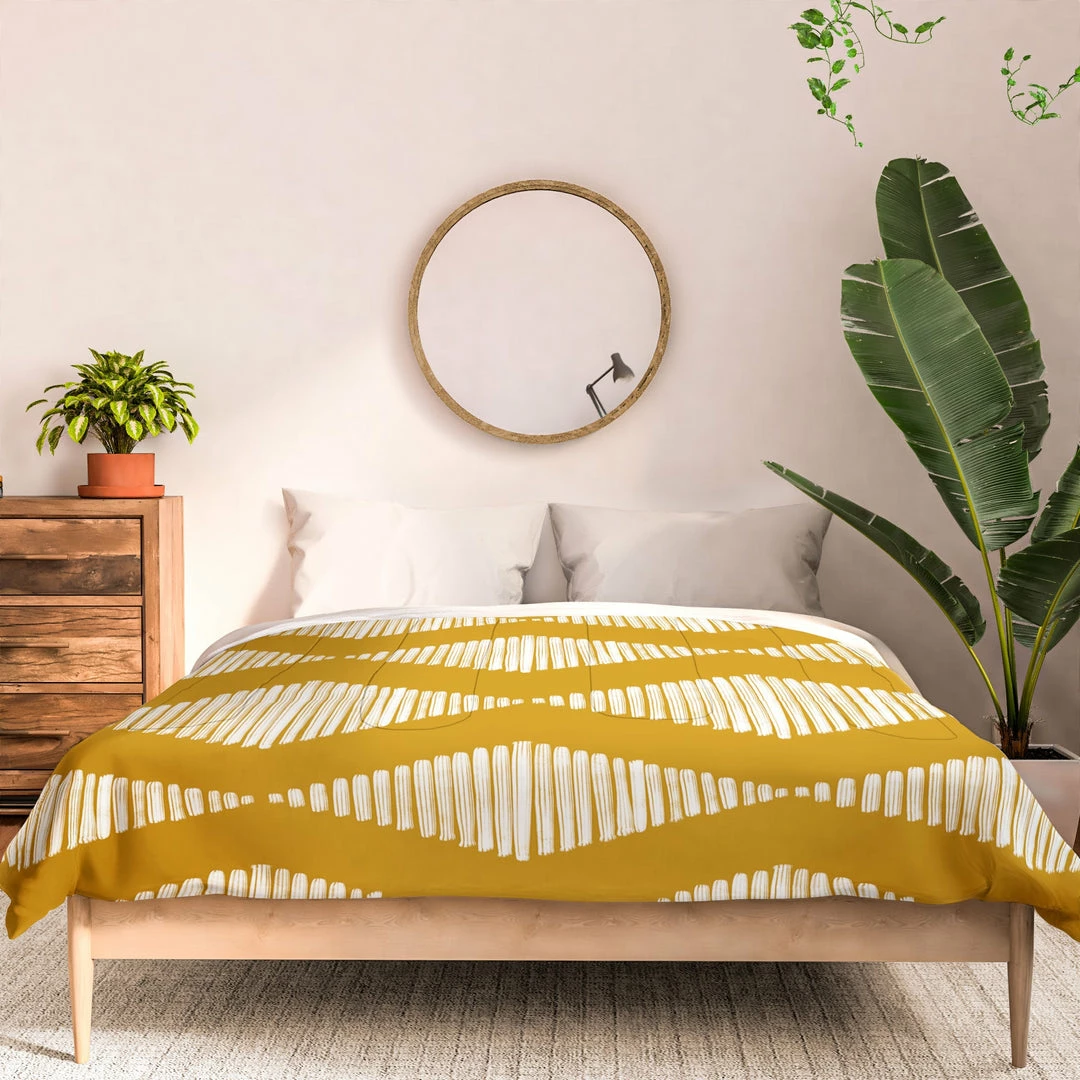 DYD ACOUSTIC WAVE MUSTARD DUVET / COMFORTER NEWEST 22 DYD ACOUSTIC WAVE MUSTARD DUVET / COMFORTER NEWEST