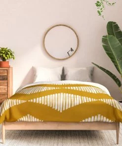 DYD ACOUSTIC WAVE MUSTARD DUVET / COMFORTER NEWEST 24 DYD ACOUSTIC WAVE MUSTARD DUVET / COMFORTER NEWEST