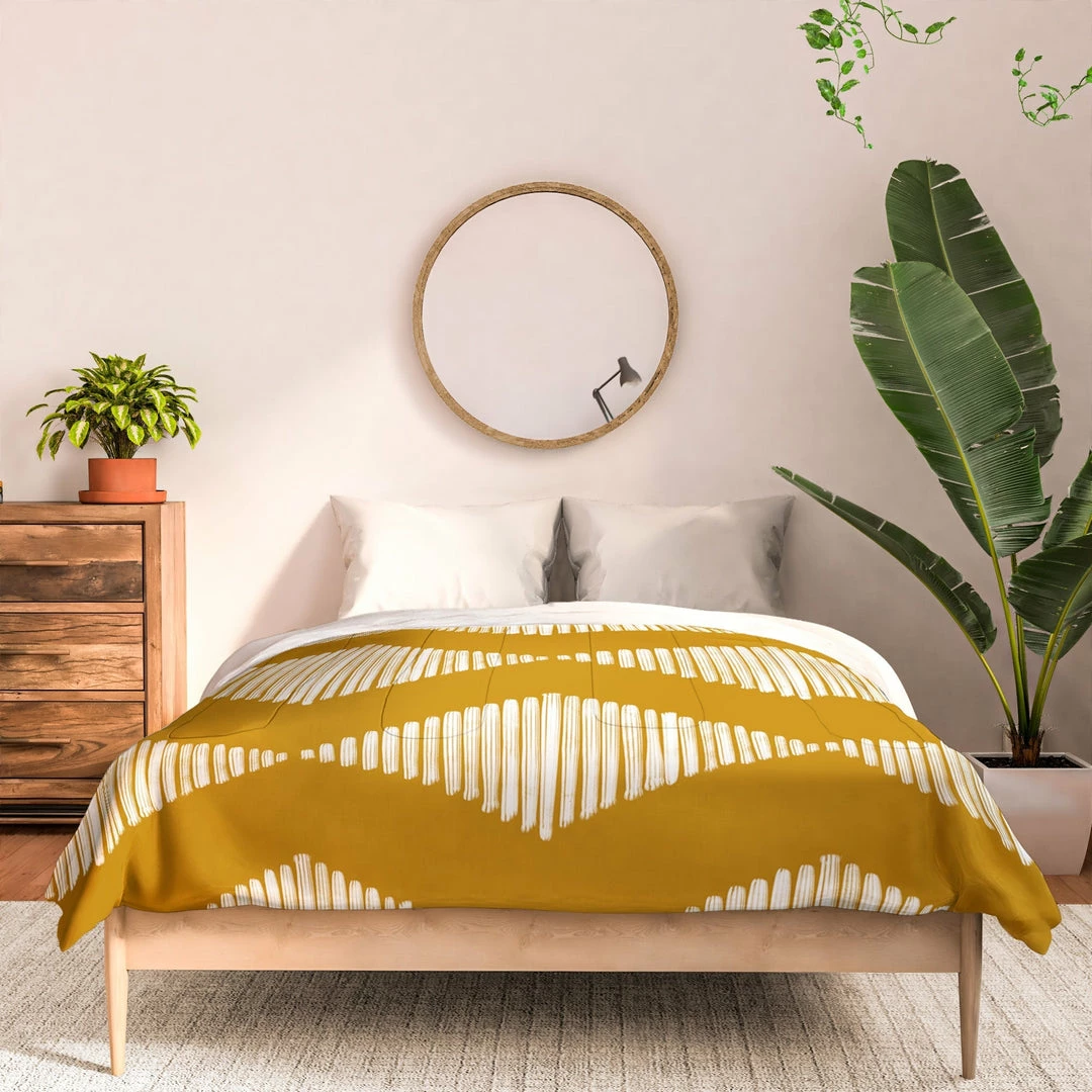 DYD ACOUSTIC WAVE MUSTARD DUVET / COMFORTER NEWEST 5 DYD ACOUSTIC WAVE MUSTARD DUVET / COMFORTER NEWEST