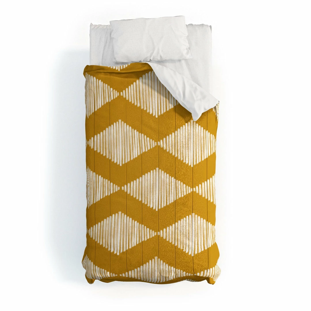 DYD ACOUSTIC WAVE MUSTARD DUVET / COMFORTER NEWEST 6 DYD ACOUSTIC WAVE MUSTARD DUVET / COMFORTER NEWEST