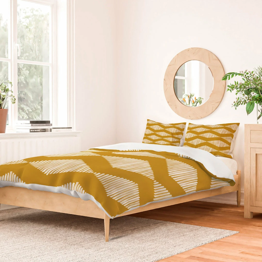 DYD ACOUSTIC WAVE MUSTARD DUVET / COMFORTER NEWEST 13 DYD ACOUSTIC WAVE MUSTARD DUVET / COMFORTER NEWEST