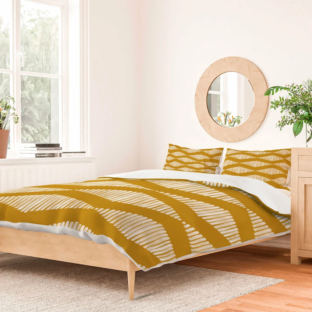 DYD ACOUSTIC WAVE MUSTARD DUVET / COMFORTER NEWEST 16 DYD ACOUSTIC WAVE MUSTARD DUVET / COMFORTER NEWEST