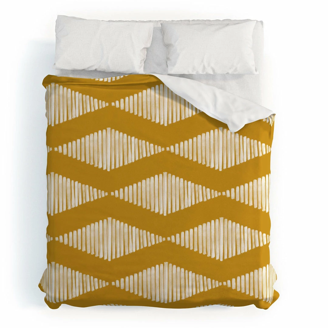 DYD ACOUSTIC WAVE MUSTARD DUVET / COMFORTER NEWEST 15 DYD ACOUSTIC WAVE MUSTARD DUVET / COMFORTER NEWEST