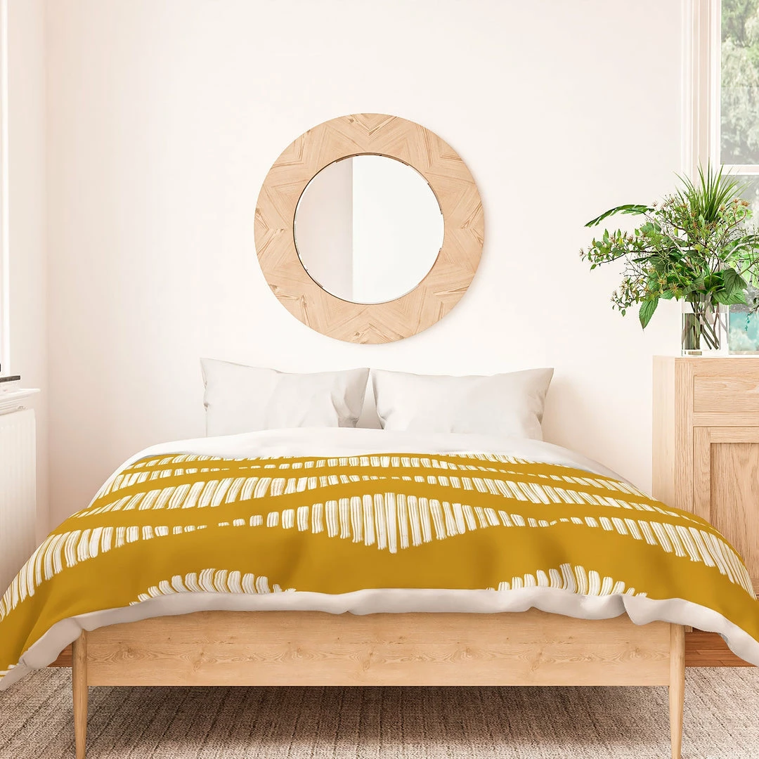 DYD ACOUSTIC WAVE MUSTARD DUVET / COMFORTER NEWEST 10 DYD ACOUSTIC WAVE MUSTARD DUVET / COMFORTER NEWEST