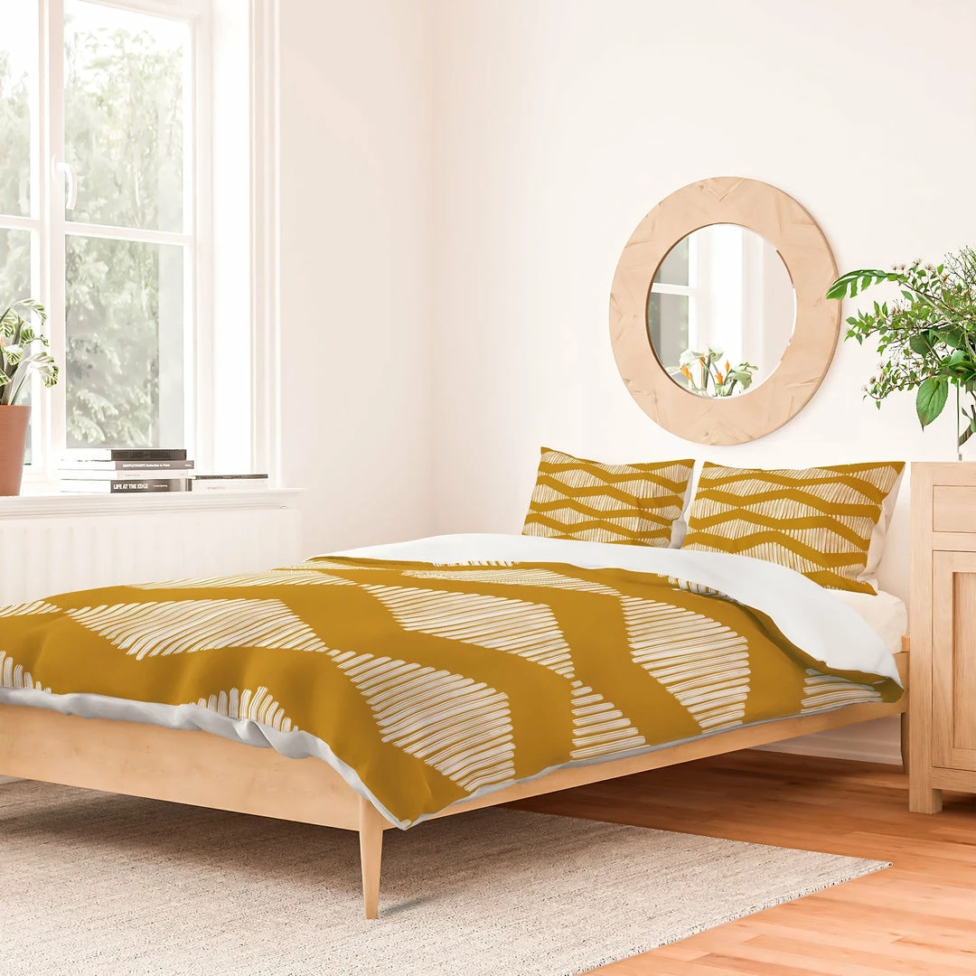 DYD ACOUSTIC WAVE MUSTARD DUVET / COMFORTER NEWEST 9 DYD ACOUSTIC WAVE MUSTARD DUVET / COMFORTER NEWEST