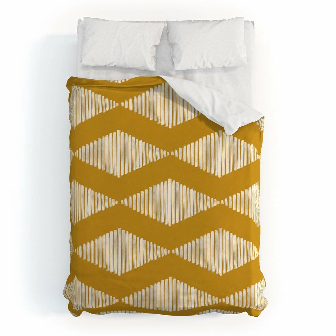 DYD ACOUSTIC WAVE MUSTARD DUVET / COMFORTER NEWEST 8 DYD ACOUSTIC WAVE MUSTARD DUVET / COMFORTER NEWEST