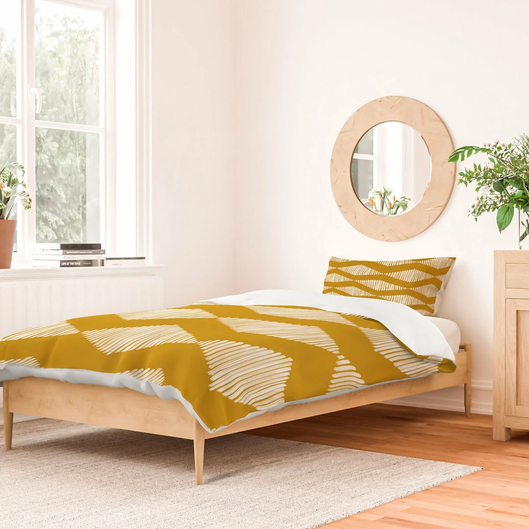 DYD ACOUSTIC WAVE MUSTARD DUVET / COMFORTER NEWEST 12 DYD ACOUSTIC WAVE MUSTARD DUVET / COMFORTER NEWEST