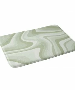 DYD ABSTRACT WAVY STRIPES LXXVIII MEMORY FOAM BATH MAT