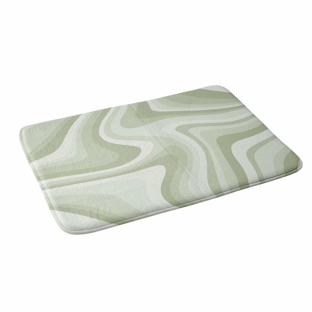 DYD ABSTRACT WAVY STRIPES LXXVIII MEMORY FOAM BATH MAT 4 DYD ABSTRACT WAVY STRIPES LXXVIII MEMORY FOAM BATH MAT