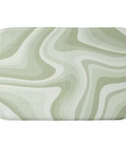 DYD ABSTRACT WAVY STRIPES LXXVIII MEMORY FOAM BATH MAT