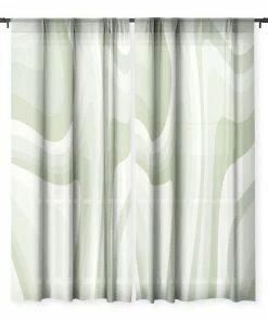 DYD ABSTRACT WAVY STRIPES LXXVIII WINDOW CURTAINS