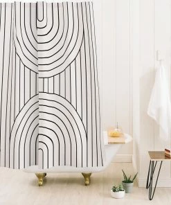 DYD ARCH SYMMETRY VI SHOWER CURTAIN