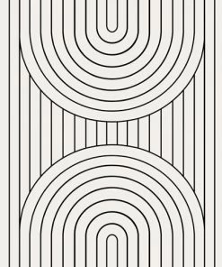 DYD ARCH SYMMETRY VI SHOWER CURTAIN